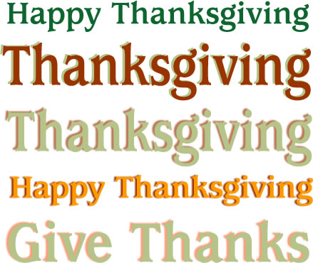 Words Of Thanks Thanksgiving Word Art Holiday Clip Art Thanksgiving