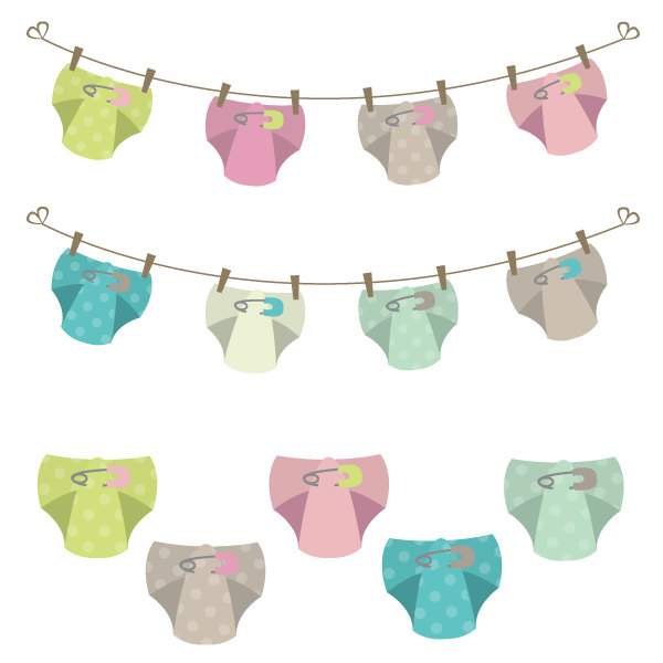 Baby Clothesline Clipart Baby Clothesline Clipart