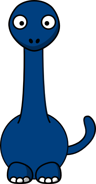 Blue Dinosaur Clip Art At Clker Com   Vector Clip Art Online Royalty    