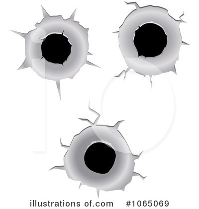 Bullet Holes Clipart  1065069 By Seamartini Graphics   Royalty Free    