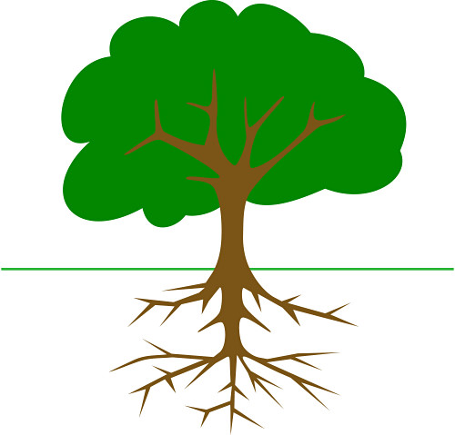 Clip Art Tree With Roots   Clipart Panda   Free Clipart Images