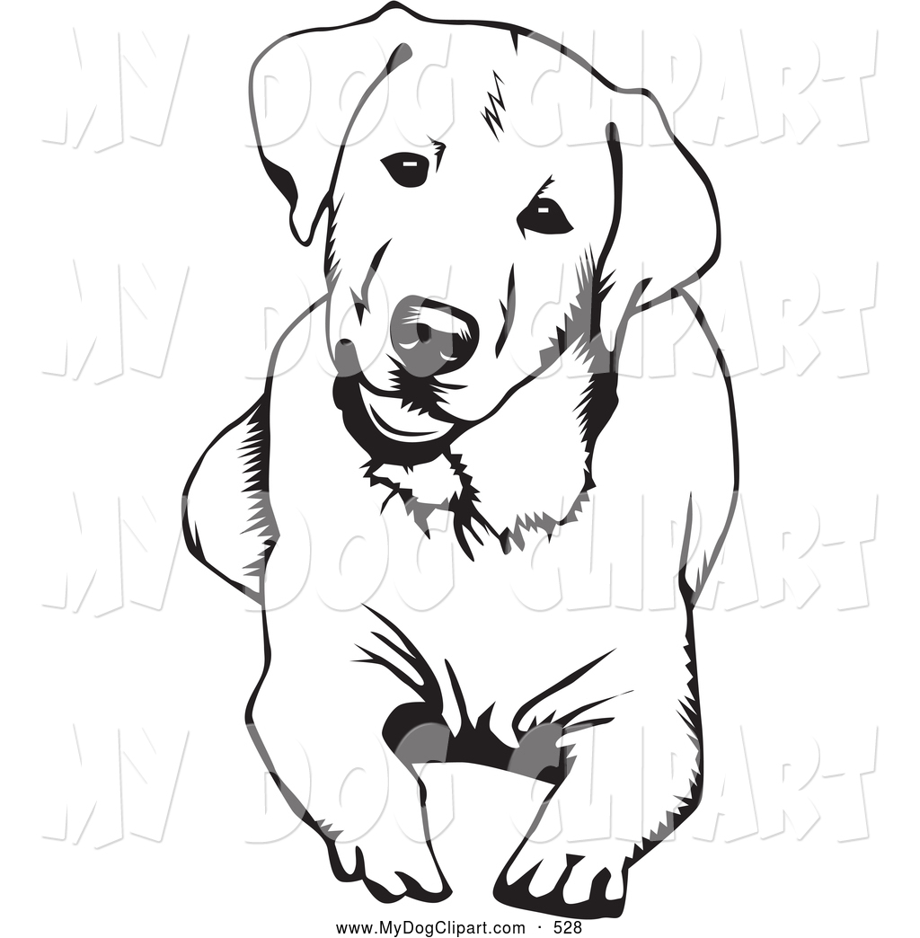 Dog Clip Art Black And White
