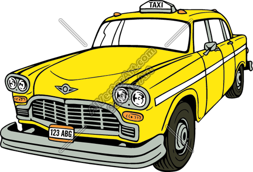     Download Cartoon Yellow Taxi Cab Clip Art Hd Wallpaper Car Clipart