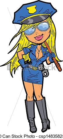 Female Police Officer    Csp14835825   Search Clipart Illustration
