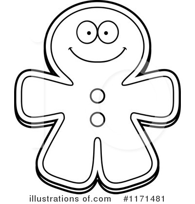 Gingerbread Clip Art Black And White Gingerbread Man Clipart