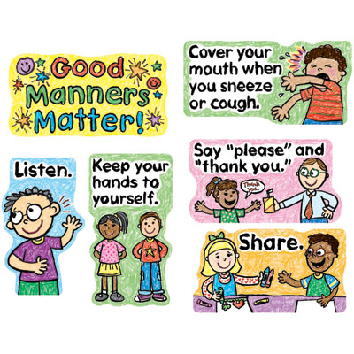 Good Behavior Clipart Good Manners Matter Mini Bulletin
