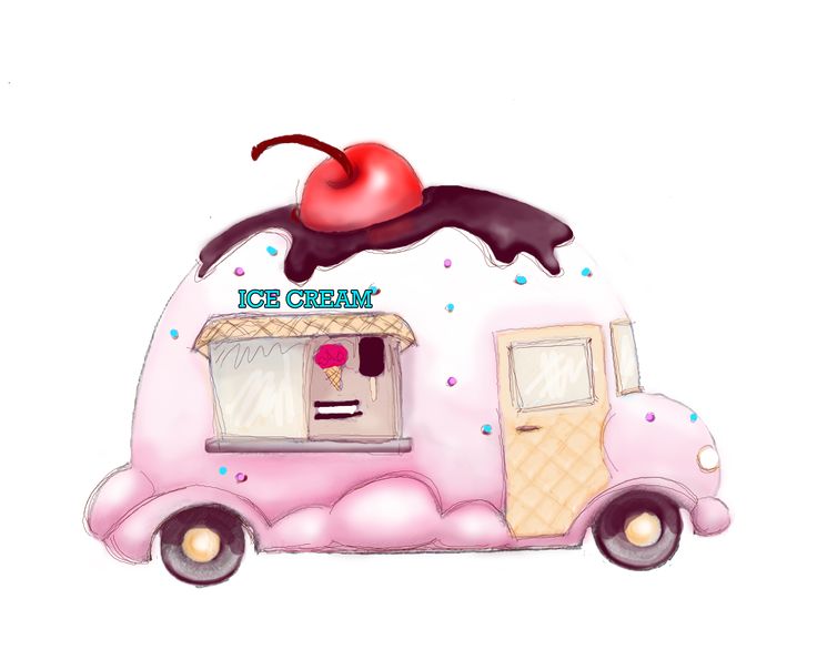 Ice Cream Art   Ice Cream Truck Clip Art   Art   Pinterest