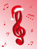 Music For Christmas   Royalty Free Clip Art