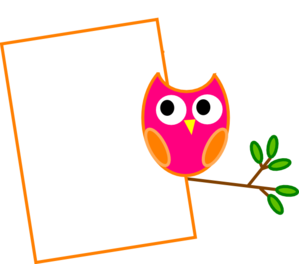 Orange Owl 2 Clip Art At Clker Com   Vector Clip Art Online Royalty    