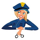 Policewoman Clip Art And Illustration  54 Policewoman Clipart Vector