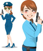 Policewoman Stock Illustrations   Gograph