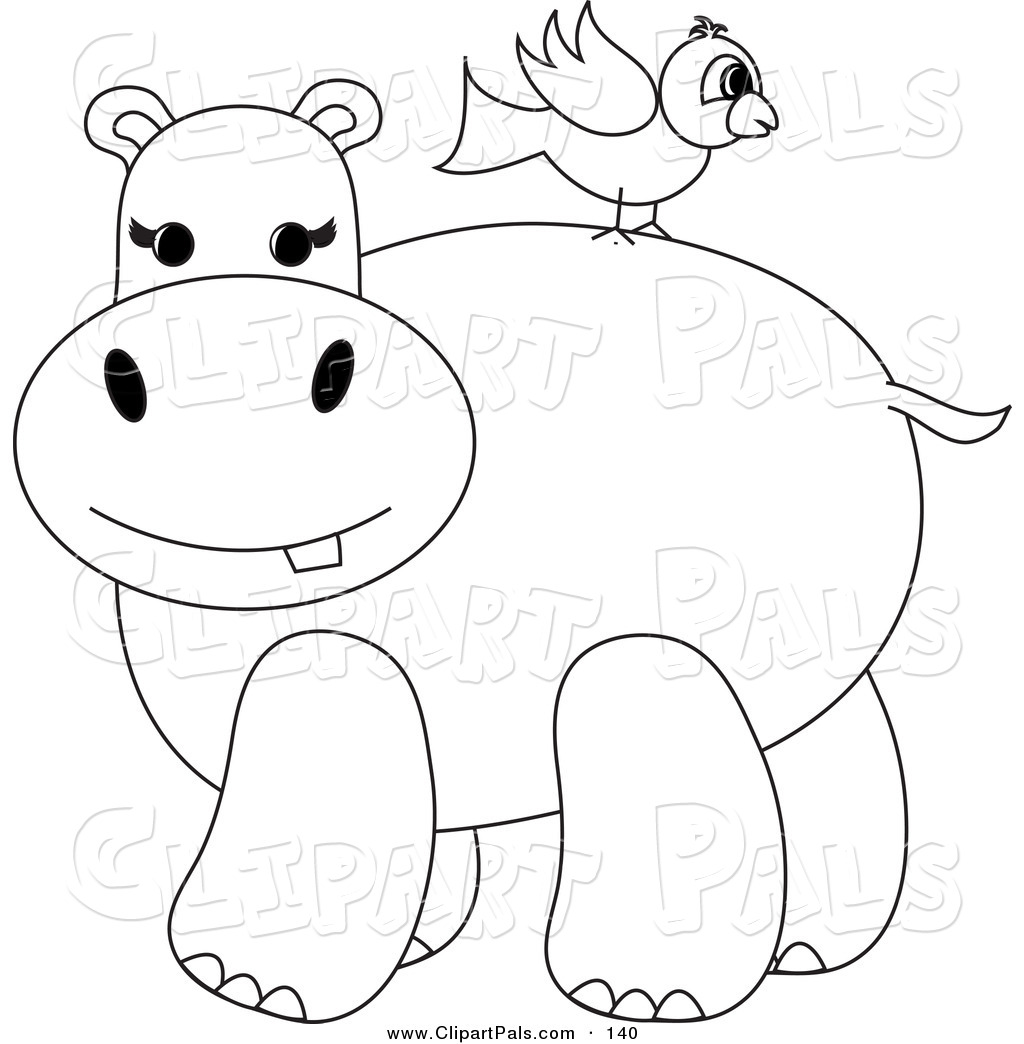 Preview  Pal Clipart Of A Coloring Page Outline Design Of A Bird