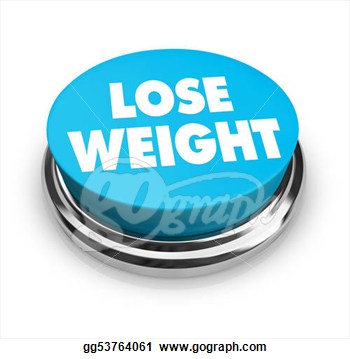Red Button With The Words Lose Weight On It  Clip Art Gg53764061