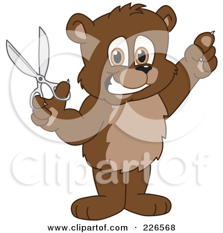 Royalty Free  Rf  Clipart Illustration Of A Bear Cub School Mascot