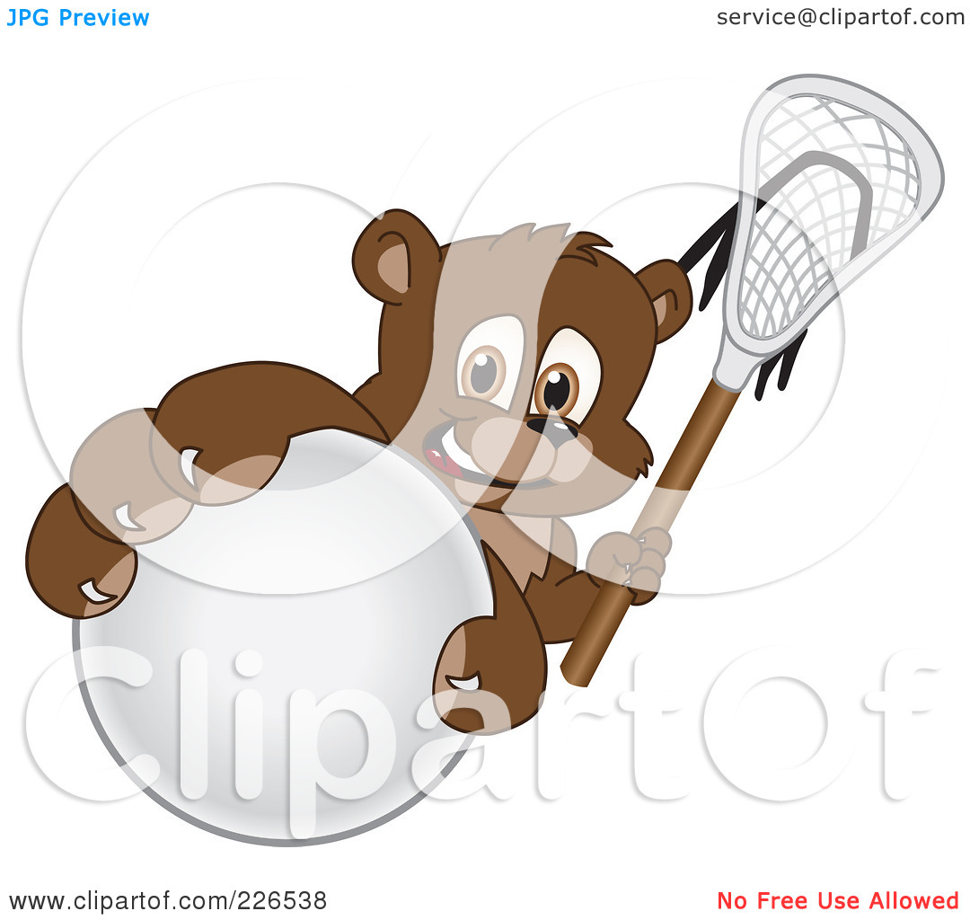 Royalty Free  Rf  Clipart Illustration Of A Bear Cub School Mascot