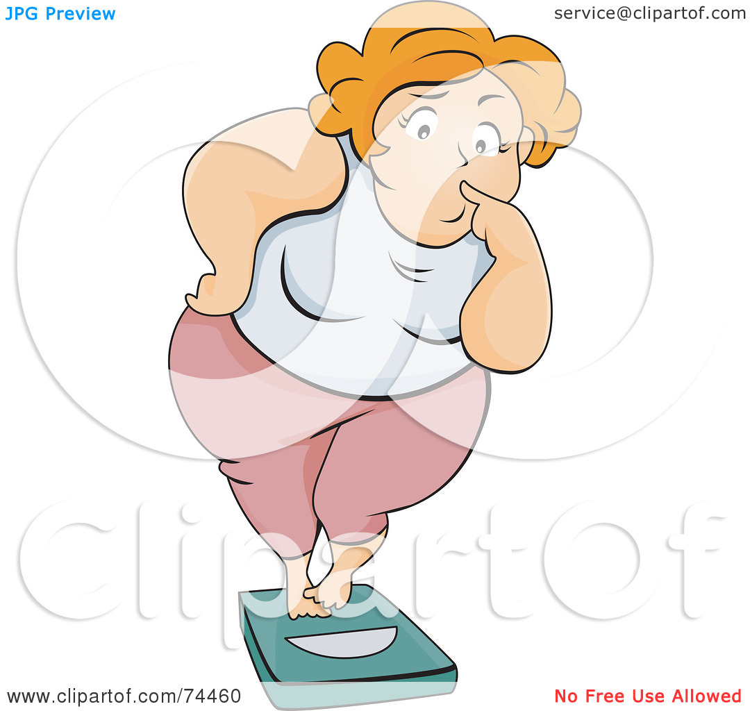 Royalty Free  Rf  Clipart Illustration Of A Pleasantly Plump Woman
