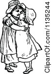Sister Hug Clipart And White Sisters Hugging