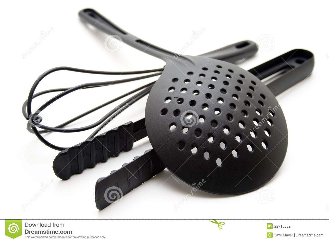 Skimmer And Whisks With Tongs Stock Photography   Image  22716832