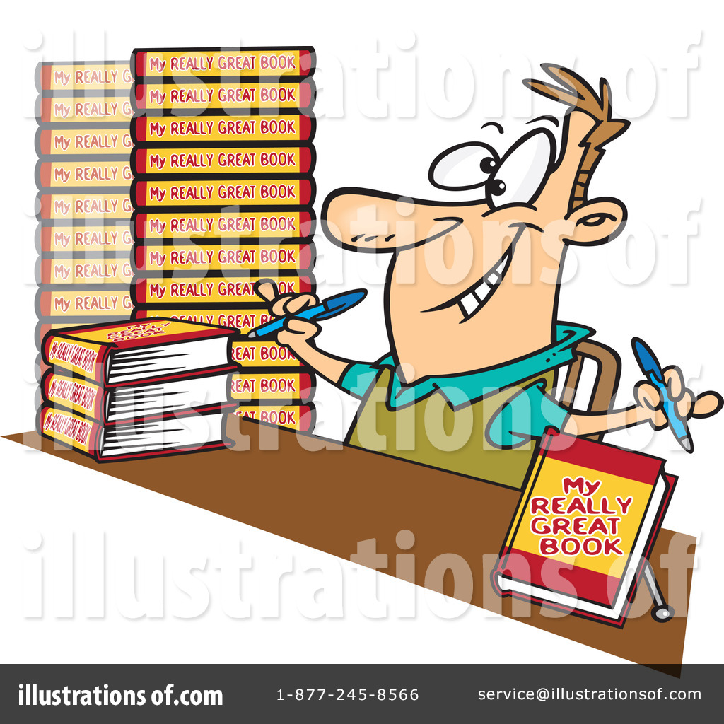 Author Clipart  1063572   Illustration By Ron Leishman
