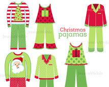 Clip Art Christmas Clip Art Christmas Graphics Pajama Clip Art