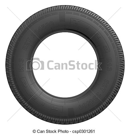 Clipart Of Tire   Detailed Tire 3d Render Csp0301261   Search Clip Art    