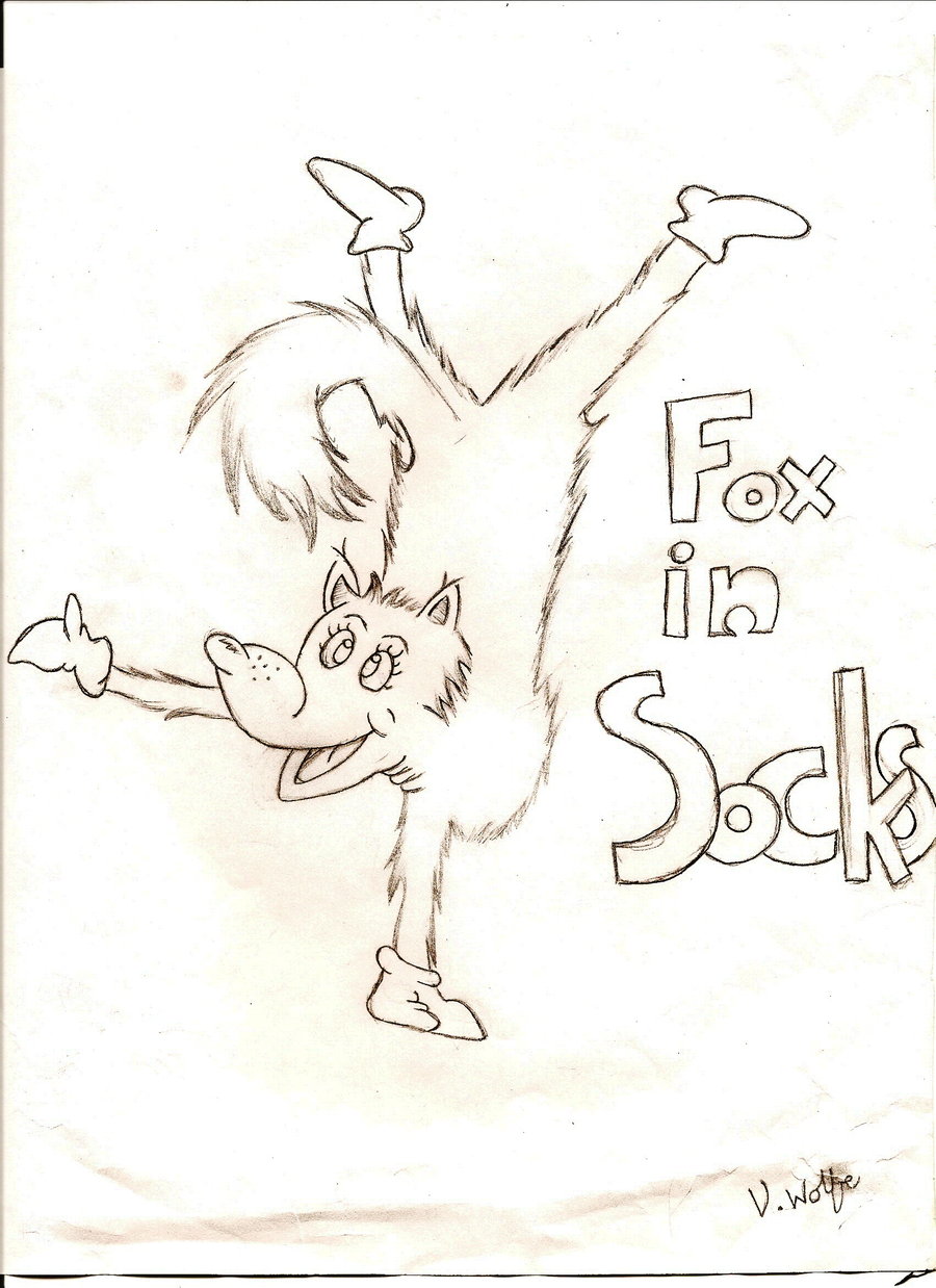 Fox In Socks By Wolfegirl On Deviantart