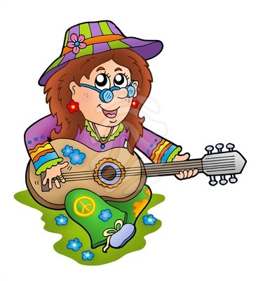 Hippie Clipart Hippie Guitar Player Outdoor Man Clipart 82856677 Jpg