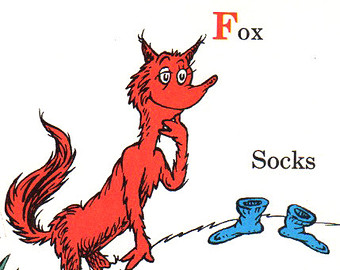 Illustration Fox In Socks Dr  Seuss Fox Socks Box Knox 1965 Classic