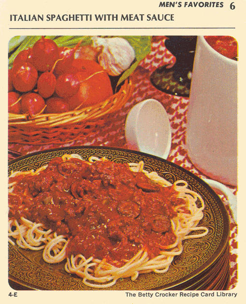 Italian Spaghetti With Meat Sauce