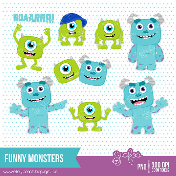 Monsters Digital Clipart Monster Digital Clipart Monsters Clip Art