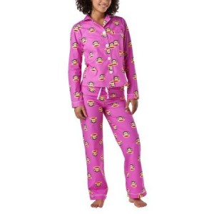 Pink Purple Paul Frank Womens Adult Pajamas