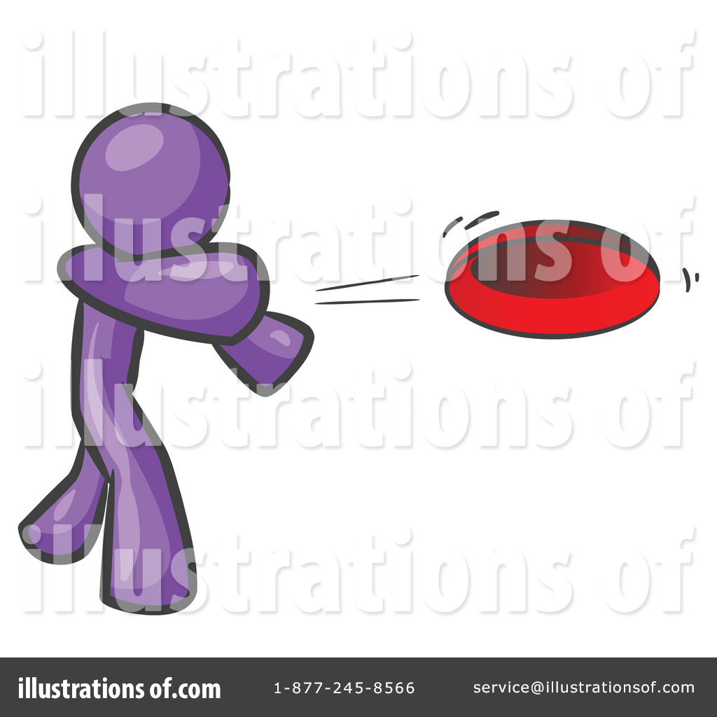 Royalty Free  Rf  Flying Disc Clipart Illustration By Leo Blanchette