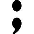 Semicolon Clipart