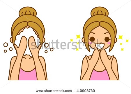 Showing Gallery For Girl Washing Face Clip Art