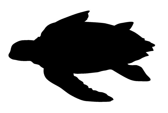Turtle Silhouette Clip Art