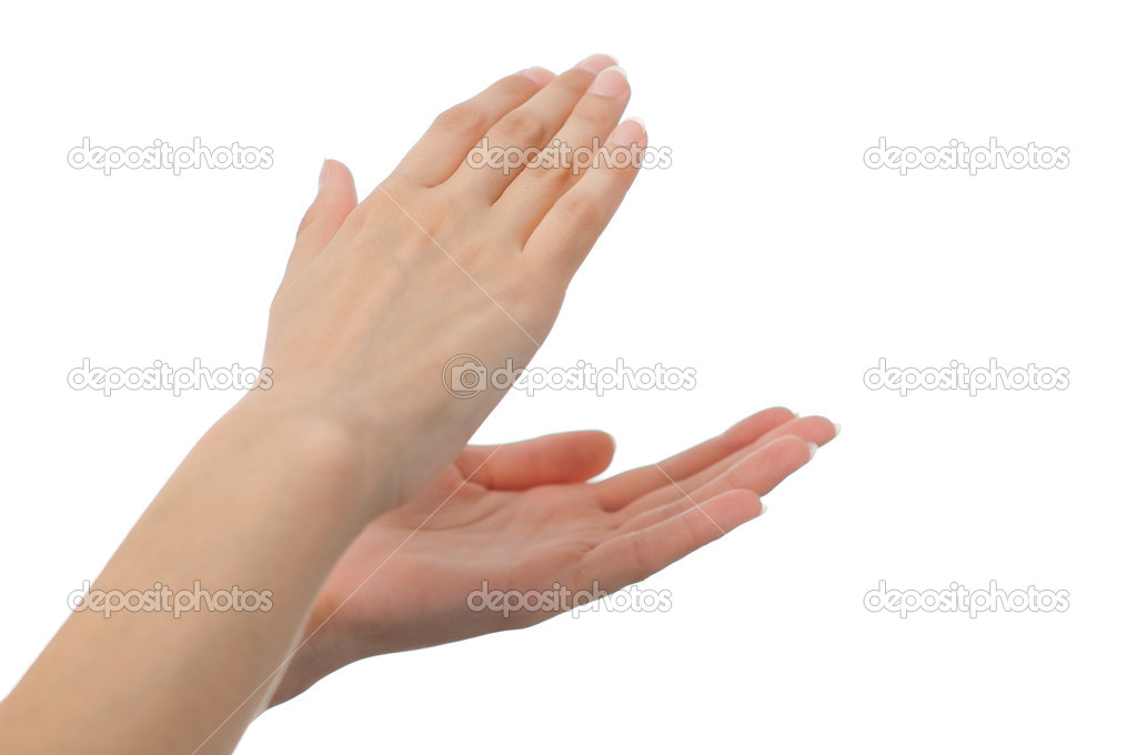 Woman Hands Clapping   Stock Photo   Kyolshin  11439861