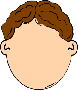 Brown Hair Boy Clip Art At Clker Com   Vector Clip Art Online Royalty