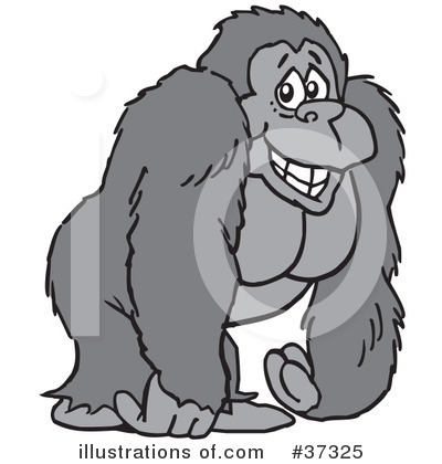 Cartoon Gorilla Clip Art