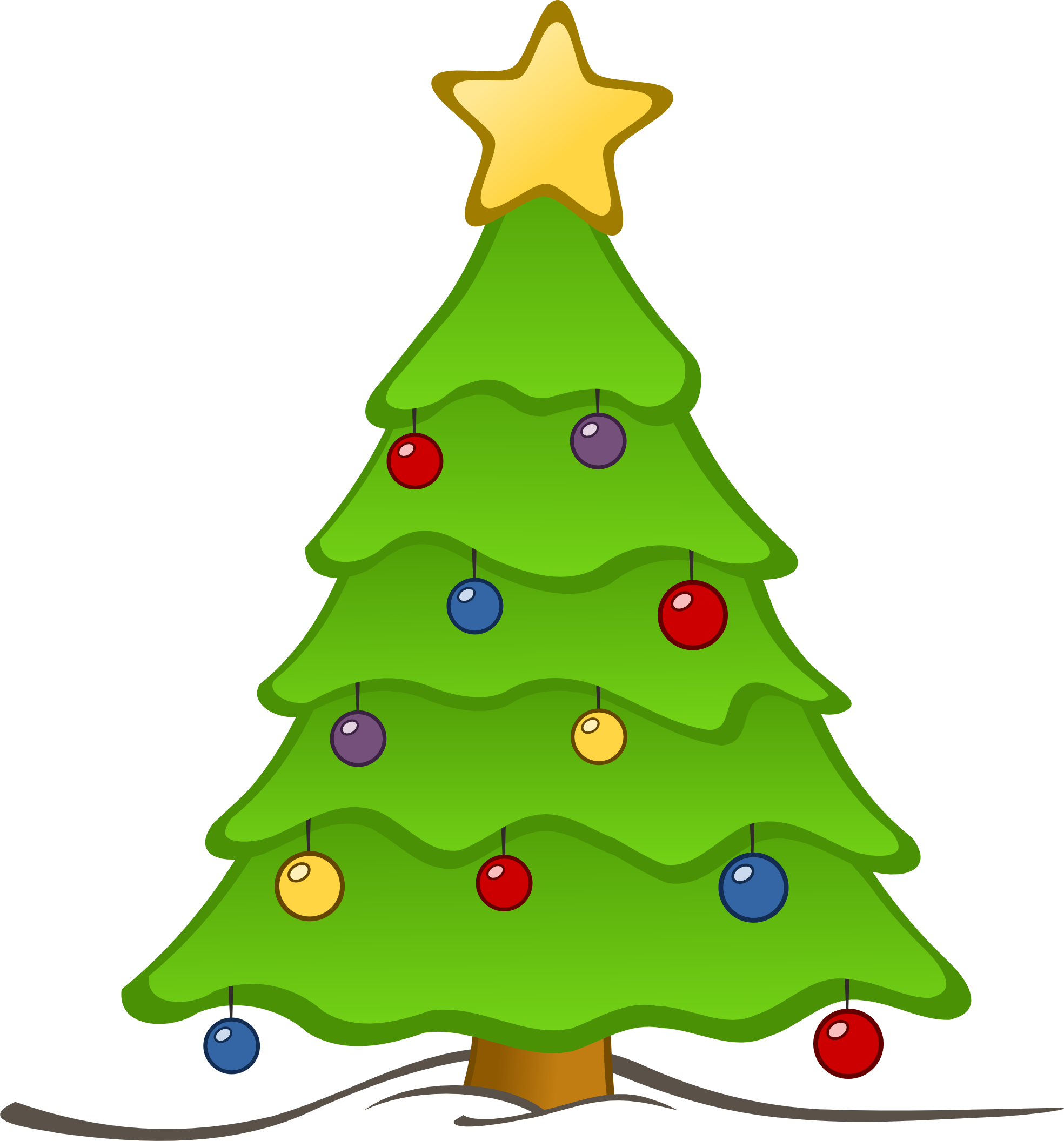 Christmas Tree Clip Art Ltkdey5ta