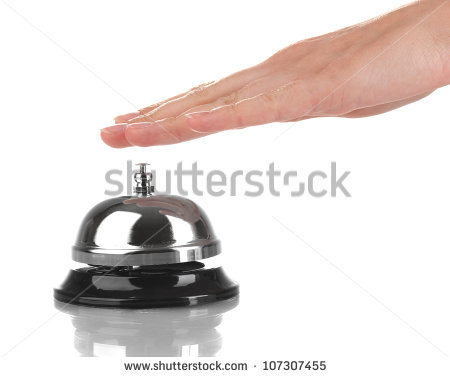 Concierge Bell Clip Art Hand Ringing In Service Bell