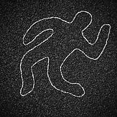 Crime Scene Chalk Outline Clip Art Chalk Outline Of Dead Body On