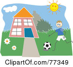 Free  Rf  Front Yard Clipart Illustrations Vector Graphics  1