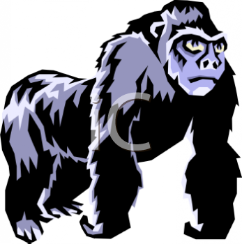 Gorilla Clip Art 0511 1002 2722 4862 A Cartoon Gorilla Clipart Image