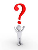 Man Asking Why With Question Mark   Royalty Free Clip Art