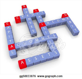 Of Crossword Of Accounts Concept  Clipart Illustrations Gg58833876
