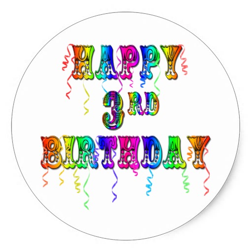 Pin Happy 3rd Birthday 2 Clipart Clip Art On Pinterest