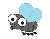 Similar To Cute Little Fly Single Digital Clip Art   1 Png On Etsy