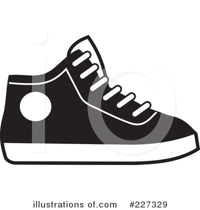 Sneakers Clipart  227329 By Johnny Sajem   Royalty Free  Rf  Stock