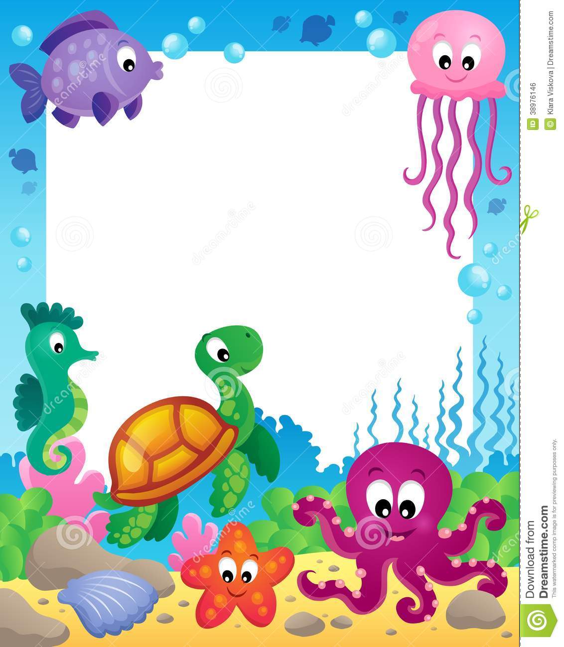 Underwater Animal Clip Art