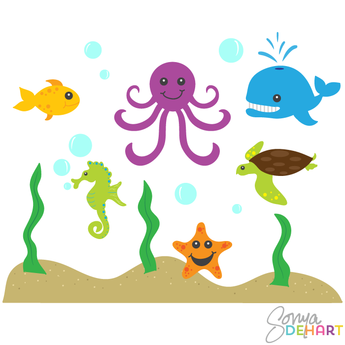 Underwater Animal Clipart   Cliparthut   Free Clipart